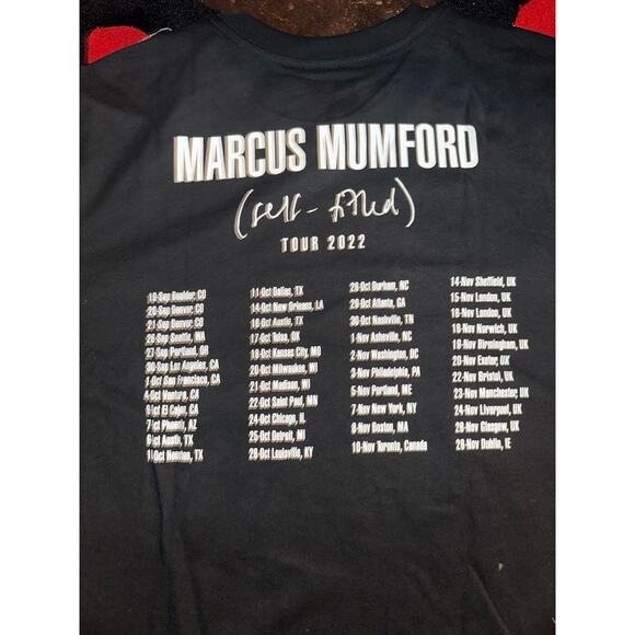 Marcus Mumford 2022 self-titled tour band shirt mumford & sons Size Large - Picture 2 of 3